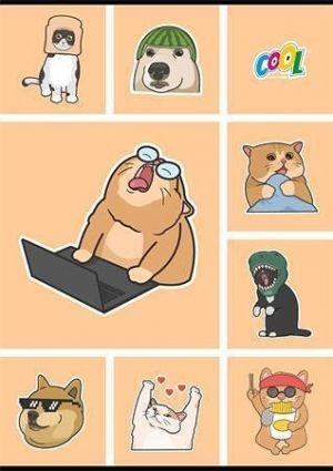 Sešit "Memes", mix motivů, A4, čtverečkovaný, 80 listů, COOL BY VICTORIA