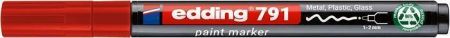 Lakový popisovač &quot;791 PCR&quot;, červená, 1-2 mm, EDDING 4-791PCR002