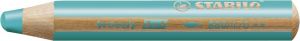 STABILO Pastelka, vodovka &amp; voskovka v jednom - woody 3 in 1 - tyrkysová
