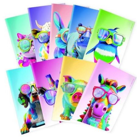 Sešit "Animal", A4+, čtverečkovaný, 40+2 listů, králík, MITAMA 62732-90099