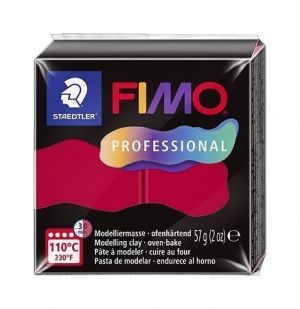 Modelovací hmota FIMO &quot;Professional&quot;, karmínová, 57 g, FIMO 8040-29