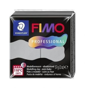 Modelovací hmota FIMO &quot;Professional&quot;, delfíní šedá, 57 g, FIMO 8040-80
