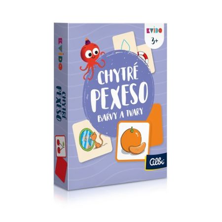 ALBI Kvído - Chytré pexeso 2. vydání - Barvy a tvary