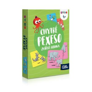 ALBI Kvído - Chytré pexeso 2. vydání - Zvířecí rodina