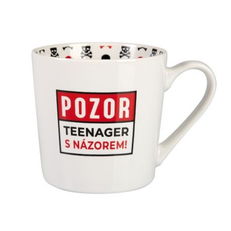 ALBI Hrnek s potiskem - Pozor teenager