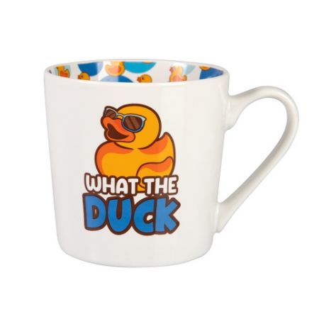 ALBI Hrnek s potiskem - What the duck