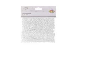 Kuličky z polystyrenu bílé 0,4cm 10g