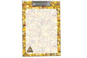 Podložka A4 s klipem Emoji LOL