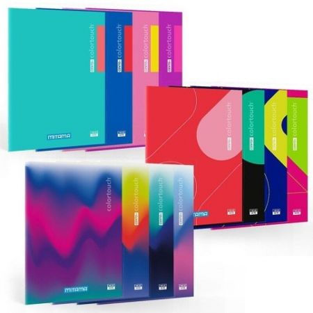 Sešit "Color Touch", A4+, čtverečkovaný, 52+2 listů, růžová mramorová, MITAMA 62173-90141