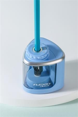 Ořezávátko "Flexio", modrá, stolní, na baterie, FLEXOFFICE OW-1162