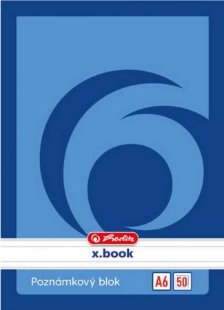 HERLITZ Poznámkový blok linka A6 