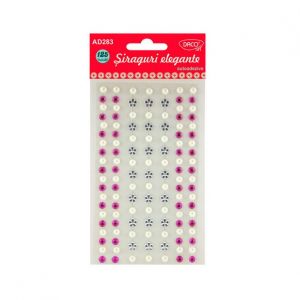 Samolepící kamínky 125ks