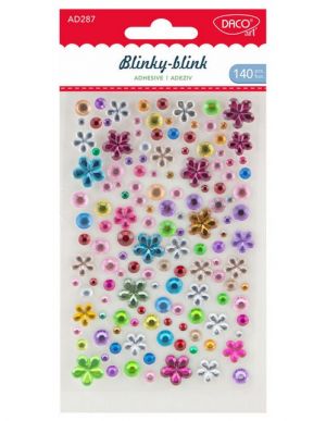 Samolepící kamínky 140ks