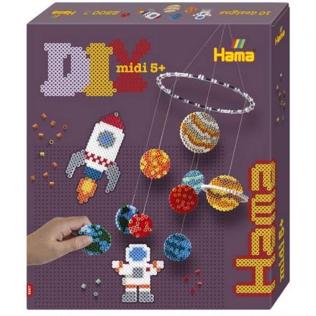 HAMA MIDI Zažehlovací korálky dárková sada Vesmír 2500ks