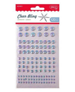 Samolepící kamínky 120ks