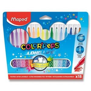 Maped fixy Color Peps 18ks v papírové krabičce 