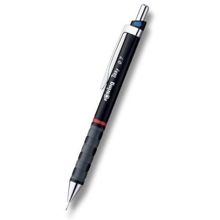 Pentelka Rotring Tikky Black černá 0,7 mm (Mechanická tužka Rotring Tikky Black)