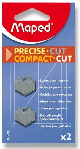 Náhradní břity pro řezačku Maped Compact Cut - 2 ks