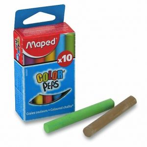 Křídy MAPED barevné 10ks 