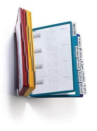 Nástěnný držák &quot;VARIO WALL 20&quot;, mix barev, 20 kapes, DURABLE 551200