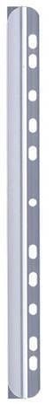 Násuvná lišta s děrováním, transparentní, 6 mm, 1-60 listů, 50 ks / balení, DURABLE 290419
