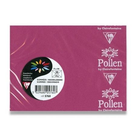 Obálka CF-100x75mm malinová 120g (20ks)