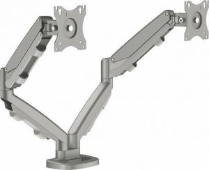 Držák na monitor &quot;Eppa &quot;Dual&quot;, stříbrná, 2 ramena, FELLOWES 9683301