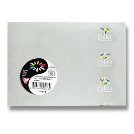 Obálka CF-C6 stříbrná 120g 20ks