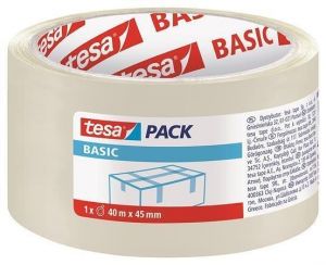 Balicí páska "tesapack Basic", transparentní, 45 mm x 40 m, TESA 585740000000