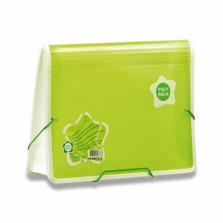 Aktovka Poly Rock A4 zelená