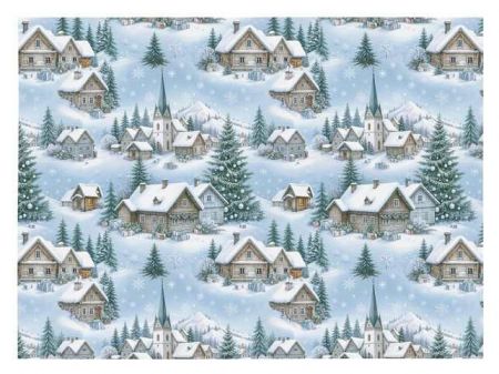 Balicí papír vánoční klasik V302 100x70