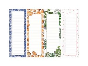 Bloček magnetický 8x24cm, 80 listů, mix 2