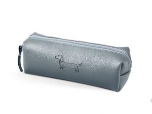 Penál etue mini cube Sausage Dog dark gray 5,5x,5,5x19cm