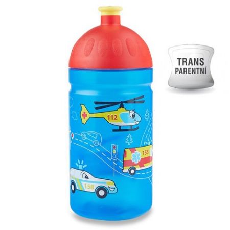 Zdravá láhev 0,5l ZÁCHRANÁŘI + NÁHRADNÍ ZÁTKA (0,5-L-záchranáři -Zdravá lahev)