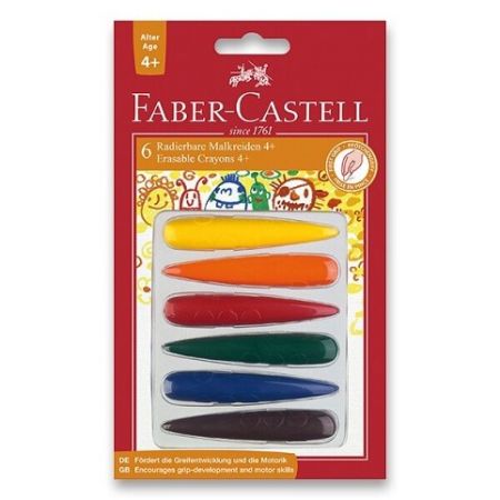 FABER Plastové pastelky do dlaně 6ks