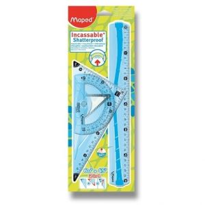 Sada Maped Unbreakable 4 Functions - 3 dílná sada (rysovací-rýsovací)