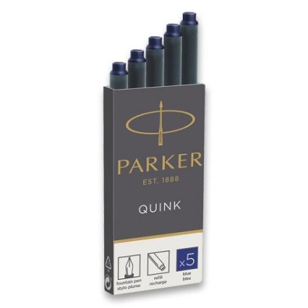 Inkoustové bombičky Parker ROYAL modré 5ks (do plnicích-plnících per PARKER)