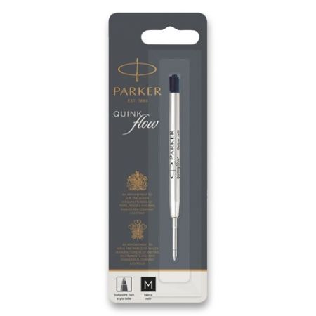 Náplň Parker ROYAL QuinkFlow do kuličkových tužek černá šíře M