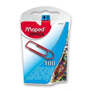Sponky MAPED barevné 100ks