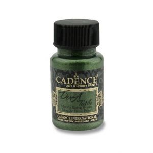 Textilní barva Cadence metal.zelená 50ml