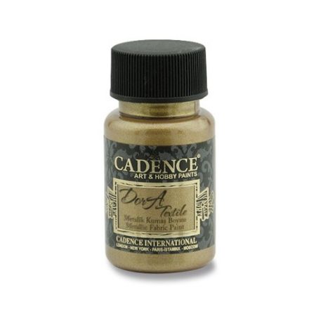 Textilní barva Cadence metal.antická zlatá 50ml
