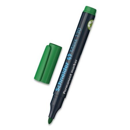 Popisovač Schneider 130 perm. - zelená