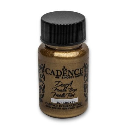 Akrylová metalická barva Cadence D. Metallic, bronzová, 50ml