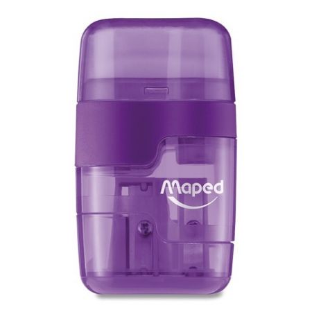 Ořezávátko s pryží MAPED Connect dvojité mix barev