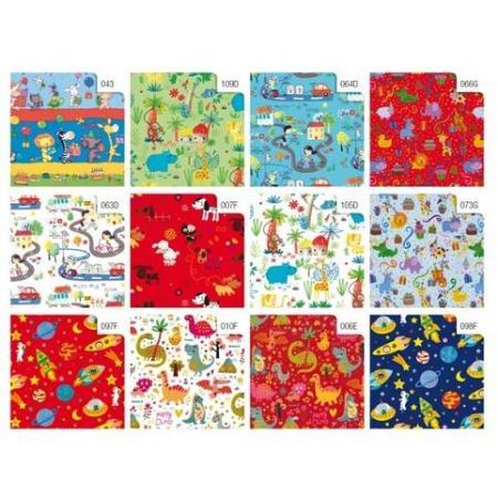 Balící papír Bimbi 2x0,7m mix barev