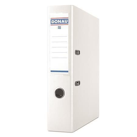 Pákový pořadač "Rainbow", bílý, 75 mm, A4, PP/karton, DONAU