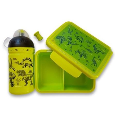 SET Zdravá láhev 0,5l + Zdravá sváča, Dinosauři