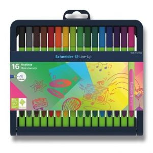 SCHNEIDER Finelinery &quot;Line-Up&quot;, sada 16 barev, 0,4mm