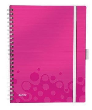 Mobilní blok "Wow", metalická růžová, A4, linkovaný, LEITZ
