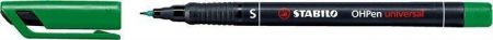 Permanentní popisovač "OHPen S", zelená, 0,4mm, STABILO